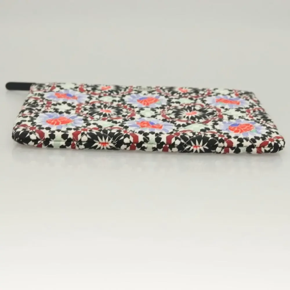 Chanel Matelasse Nylon CC Logo Pouch Multicolor